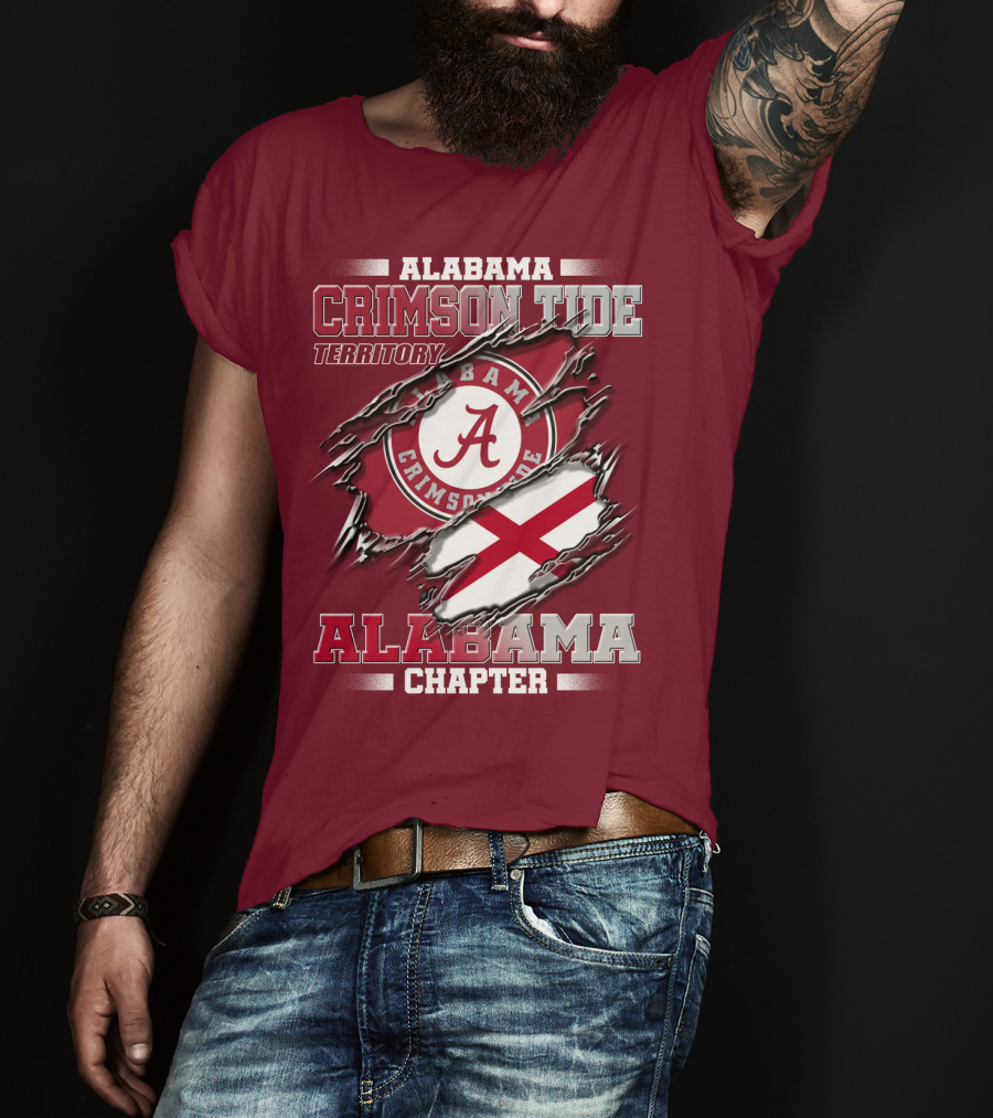 Alabama Crimson Tide Territory Alabama Chapter Crimson Tide T-Shirt