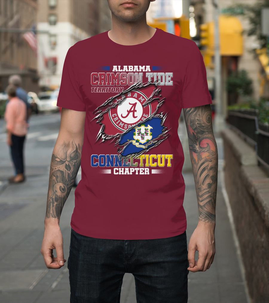 Alabama Crimson Tide Territory Connecticut Chapter T-Shirt