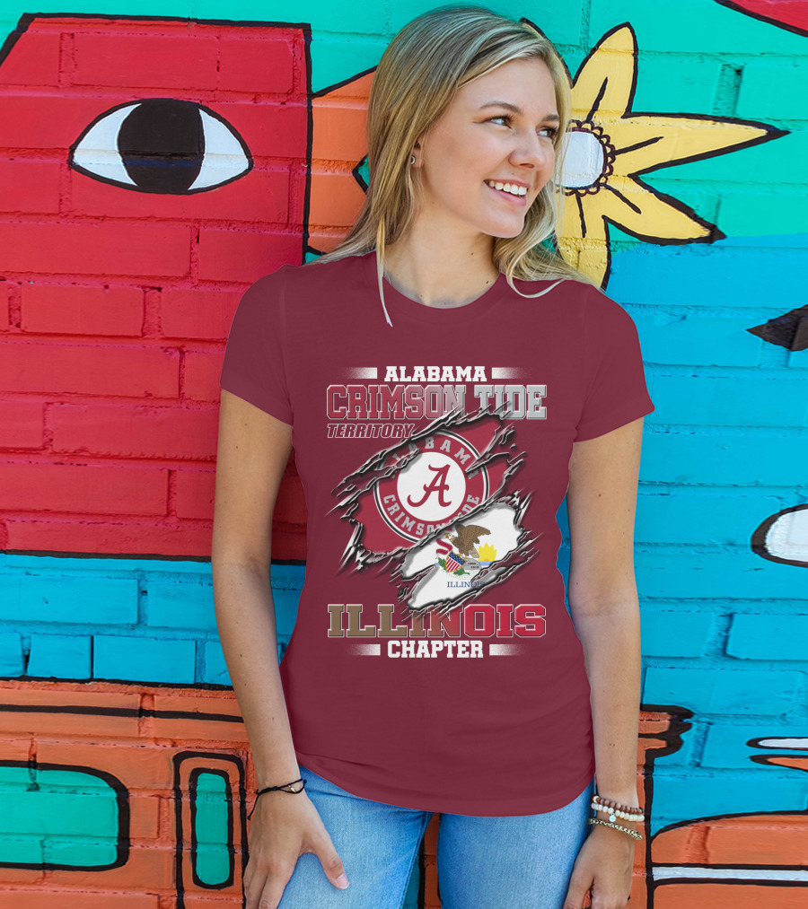 Alabama Crimson Tide Territory Illinois Chapter T-Shirt