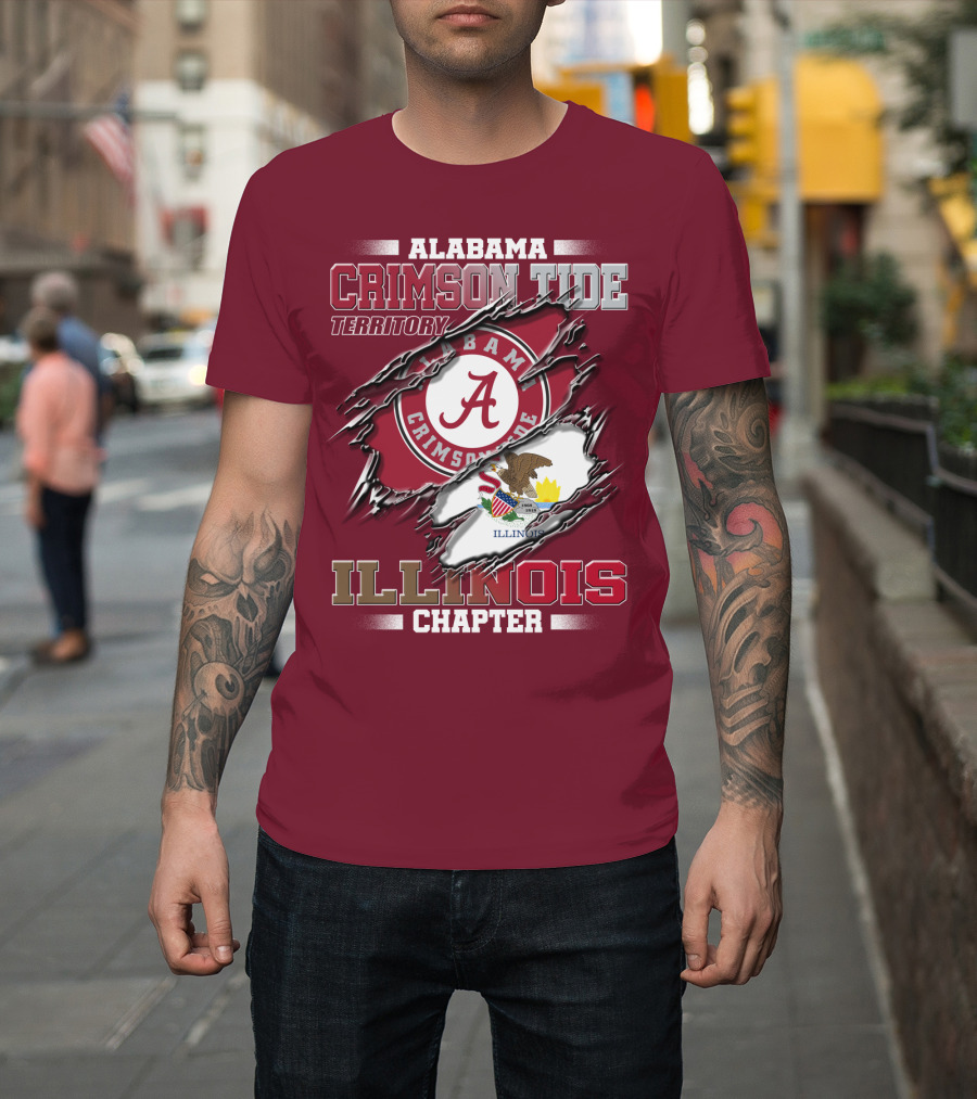 Alabama Crimson Tide Territory Illinois Chapter T-Shirt