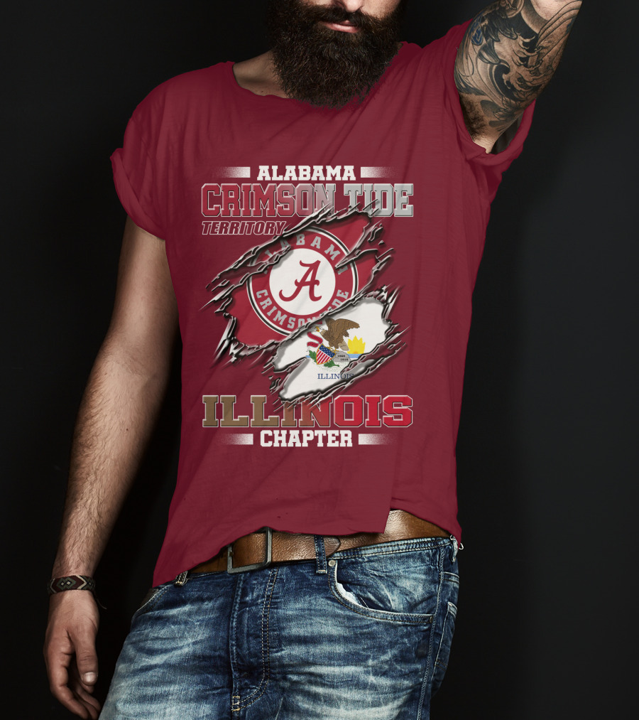 Alabama Crimson Tide Territory Illinois Chapter T-Shirt