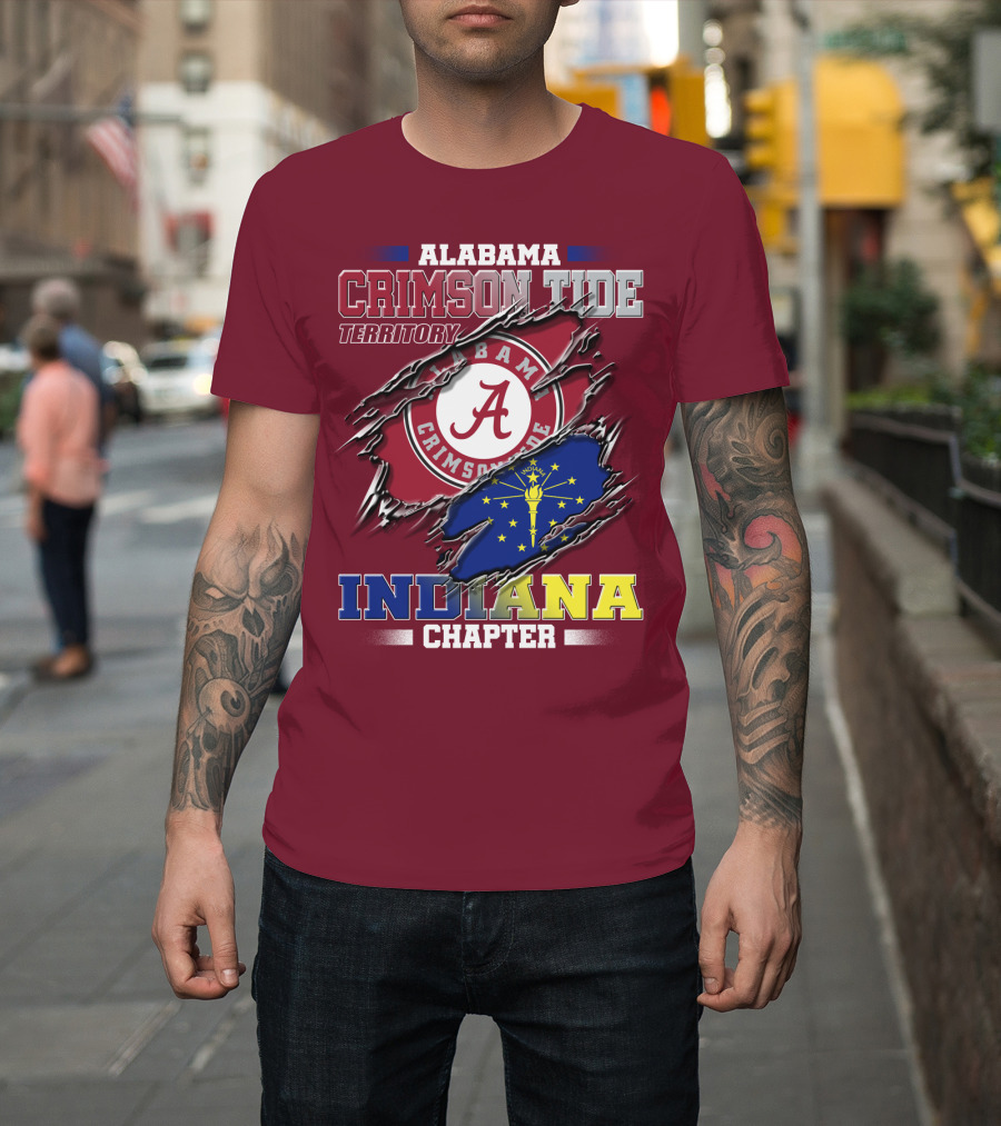Alabama Crimson Tide Territory Indiana Chapter T-Shirt