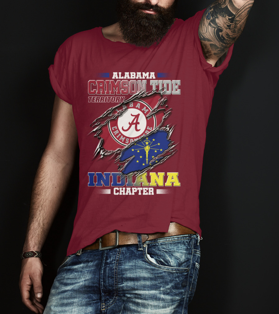 Alabama Crimson Tide Territory Indiana Chapter T-Shirt
