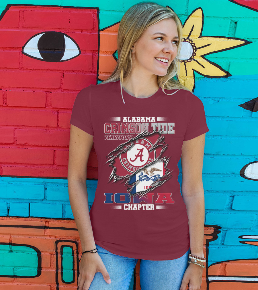 Alabama Crimson Tide Territory Iowa Chapter T-Shirt