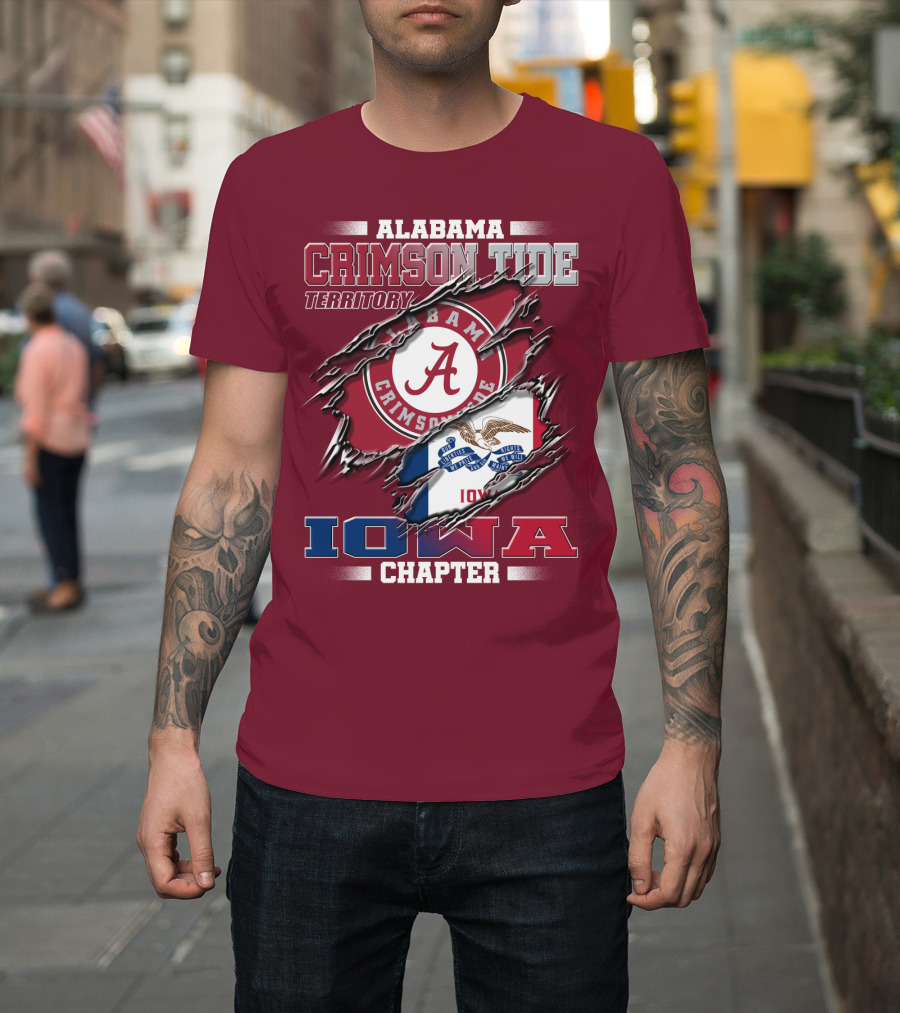 Alabama Crimson Tide Territory Iowa Chapter T-Shirt