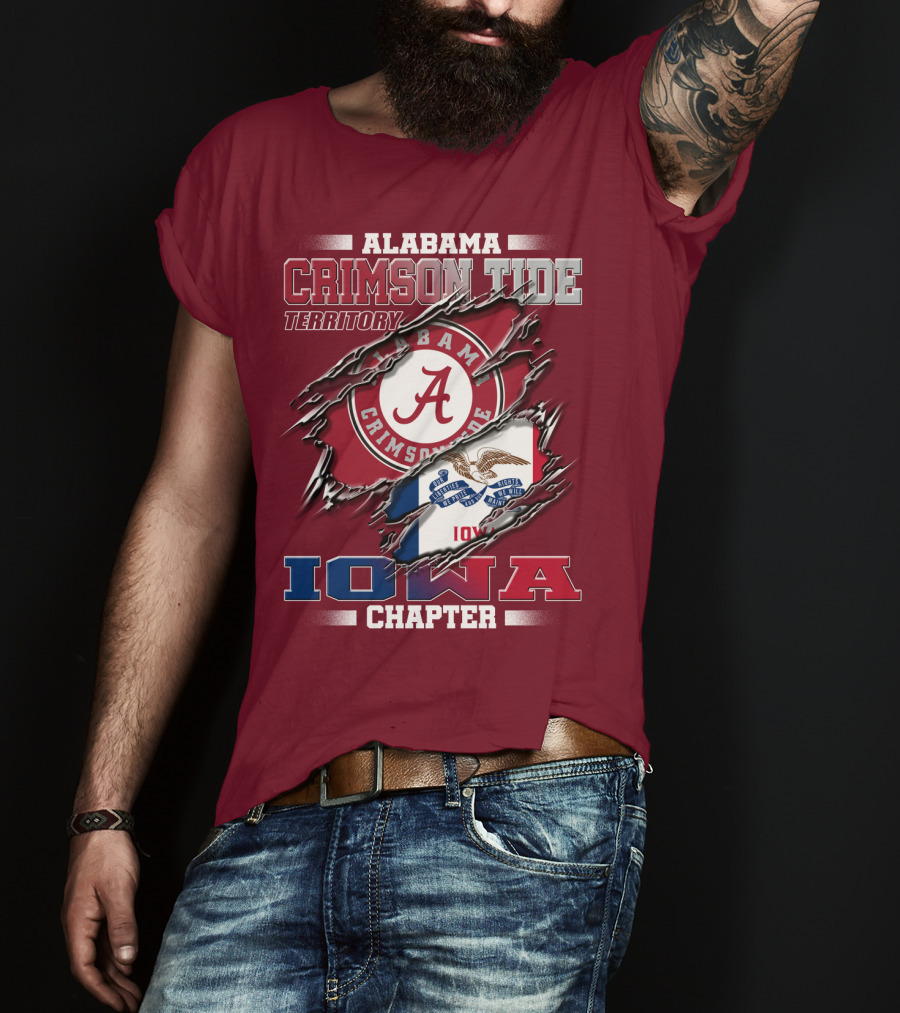 Alabama Crimson Tide Territory Iowa Chapter T-Shirt