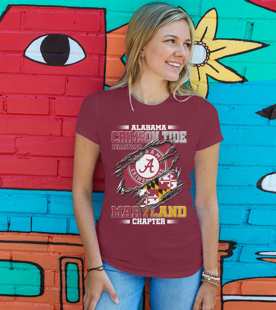 Alabama Crimson Tide Territory Maryland Chapter T-Shirt