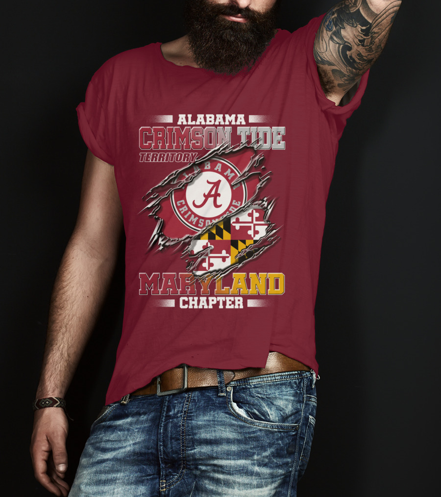 Alabama Crimson Tide Territory Maryland Chapter T-Shirt