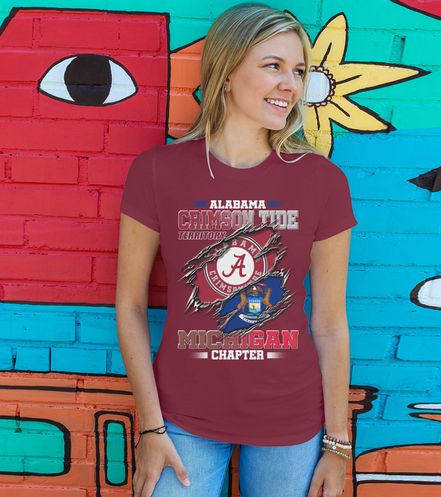 Alabama Crimson Tide Territory Michigan Chapter T-Shirt
