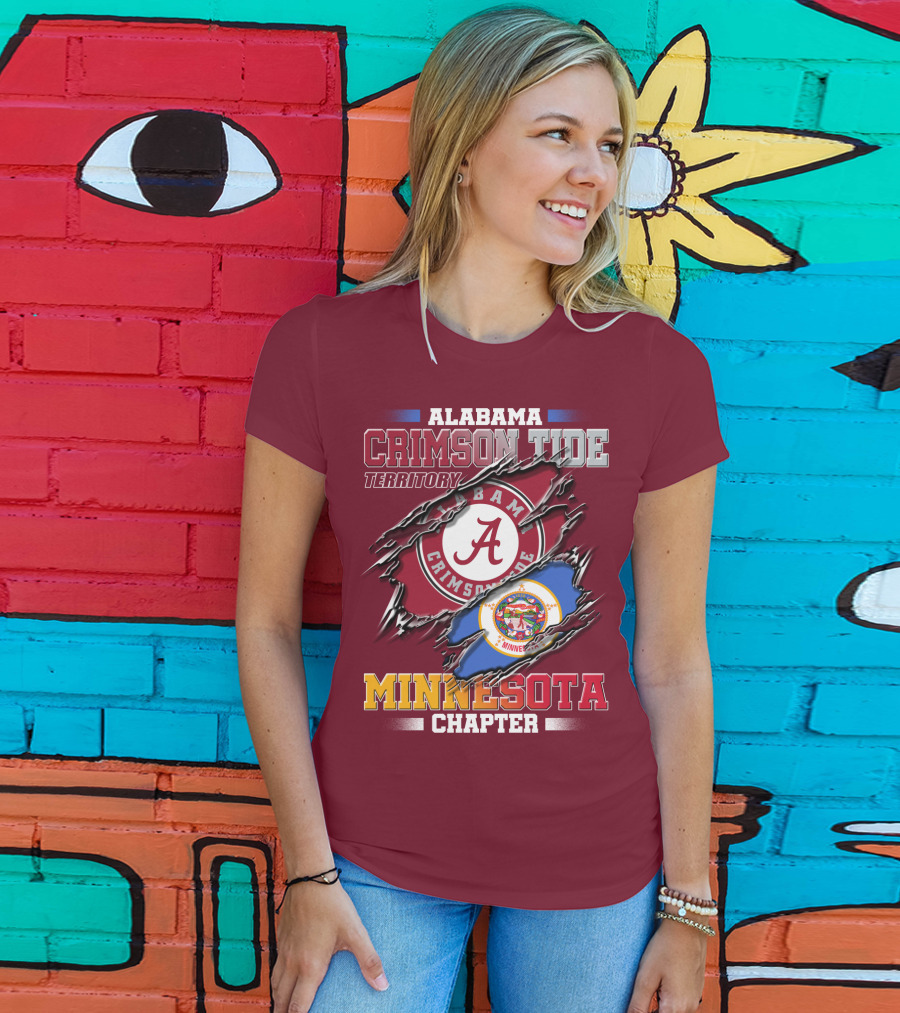 Alabama Crimson Tide Territory Minnesota Chapter T-Shirt
