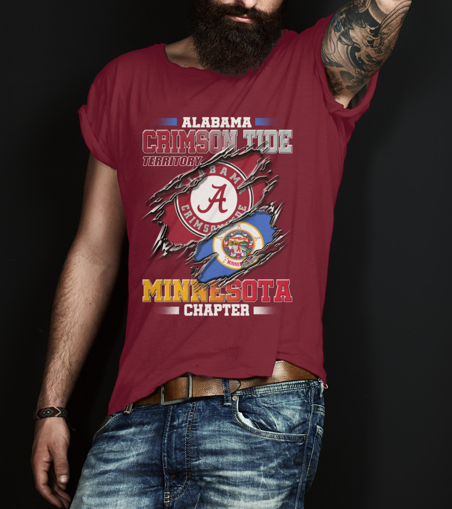Alabama Crimson Tide Territory Minnesota Chapter T-Shirt