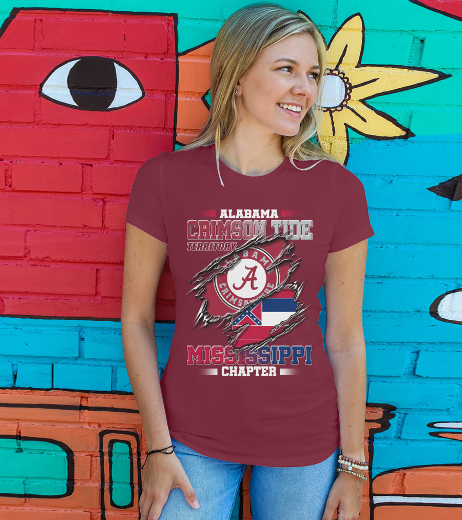 Alabama Crimson Tide Territory Mississippi Chapter T-Shirt