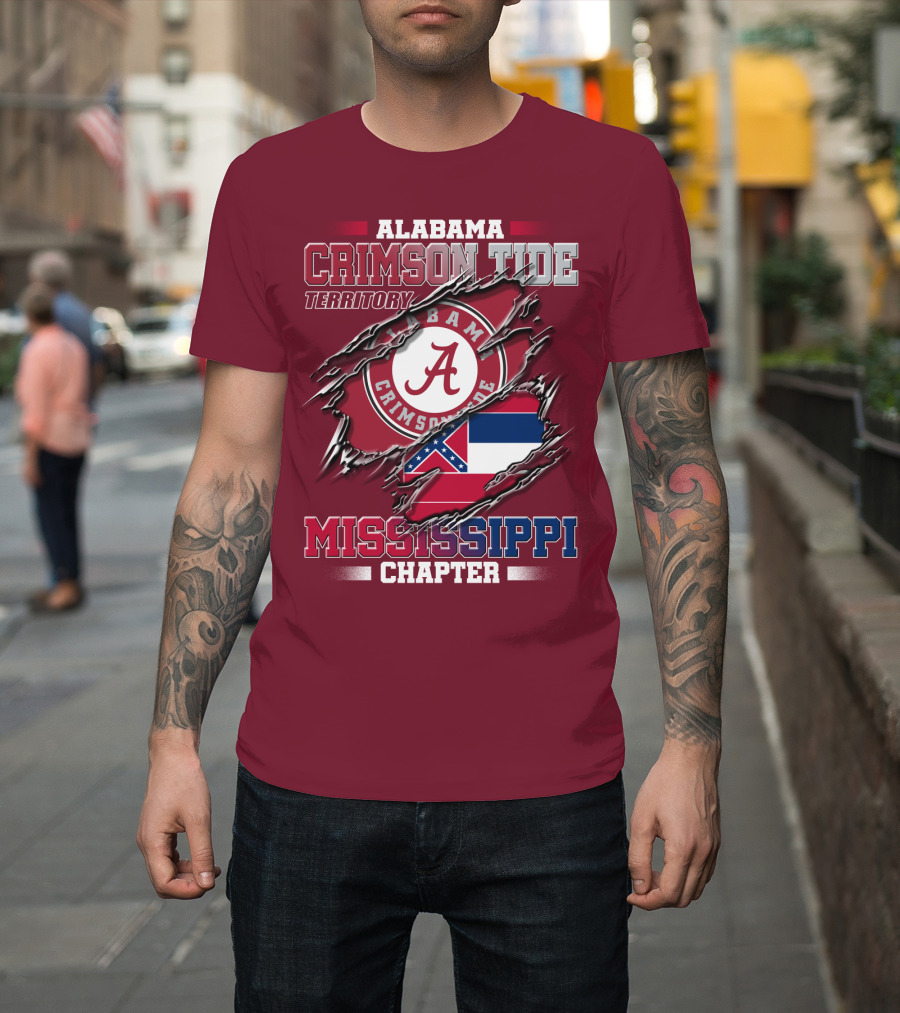 Alabama Crimson Tide Territory Mississippi Chapter T-Shirt