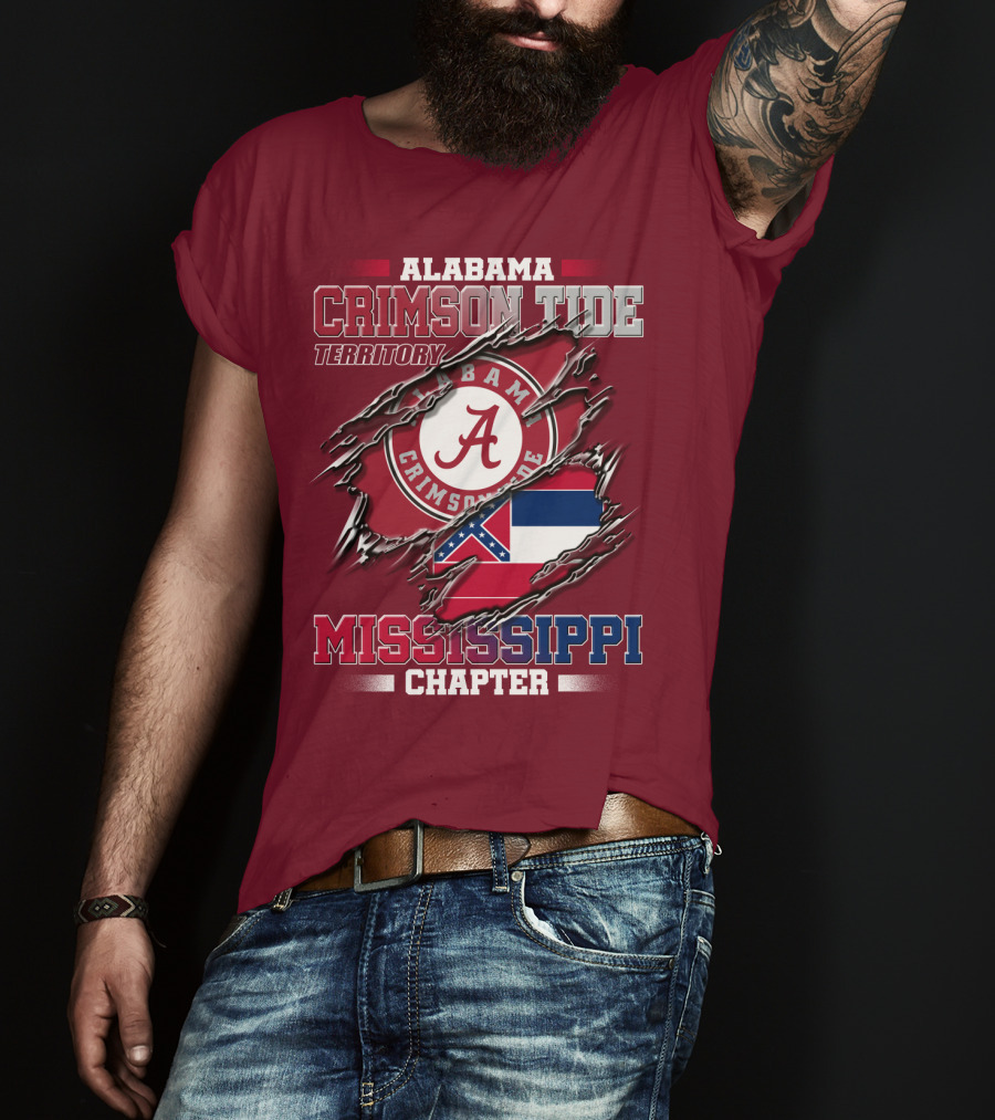 Alabama Crimson Tide Territory Mississippi Chapter T-Shirt