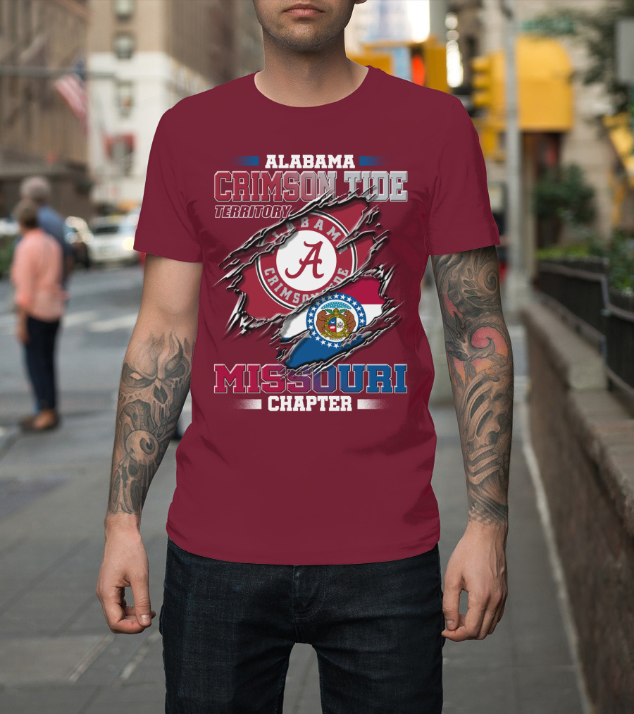 Alabama Crimson Tide Territory Missouri Chapter T-Shirt