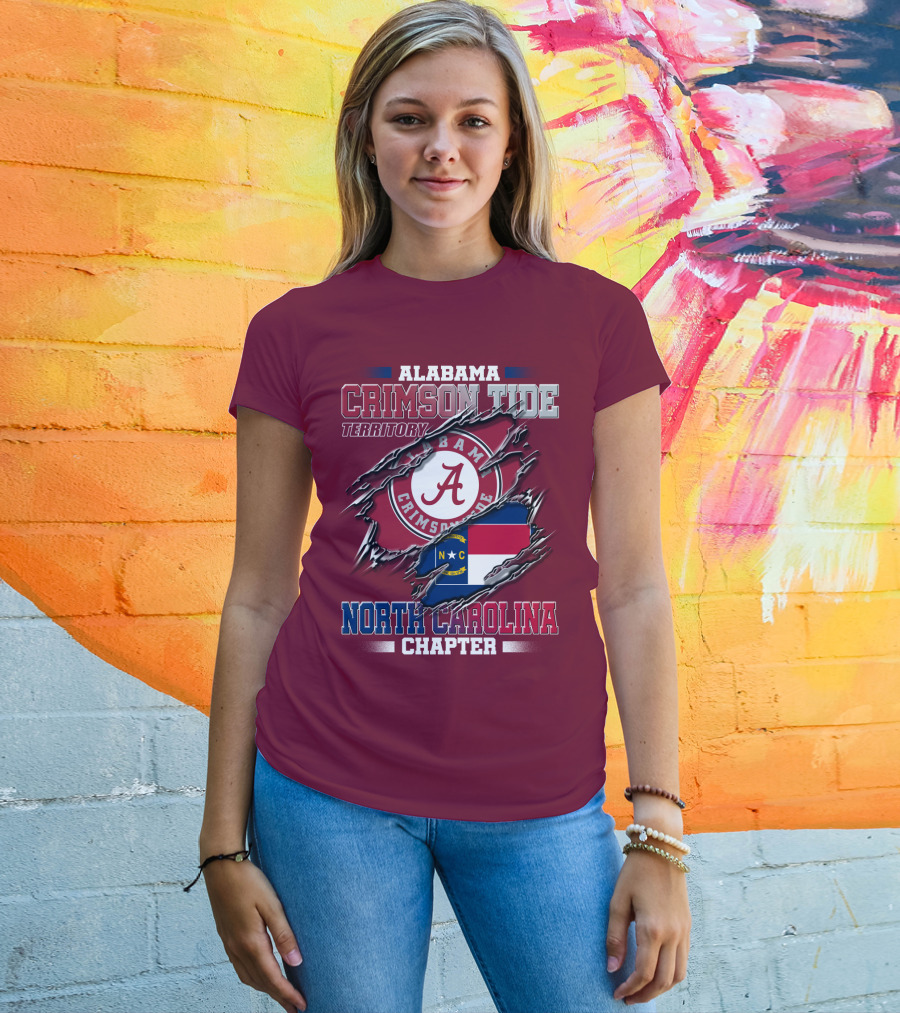 Alabama Crimson Tide Territory North Carolina Chapter T-Shirt
