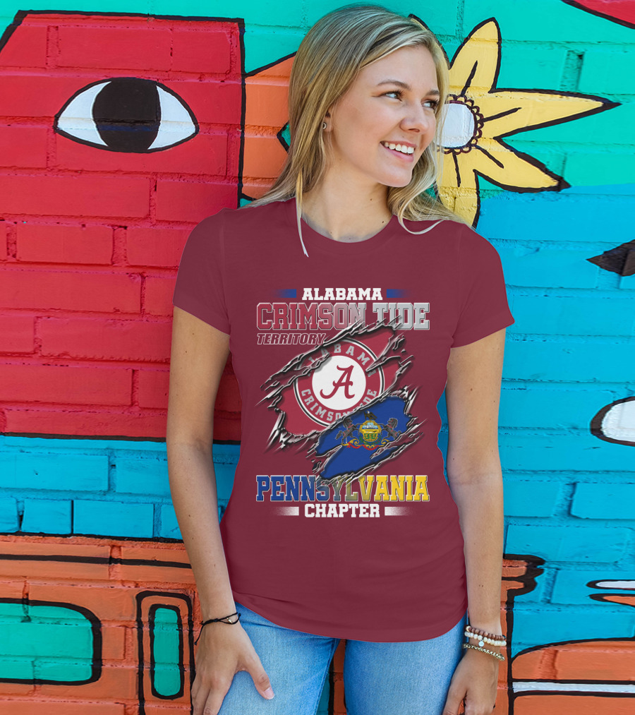Alabama Crimson Tide Territory Pennsylvania Chapter T-Shirt