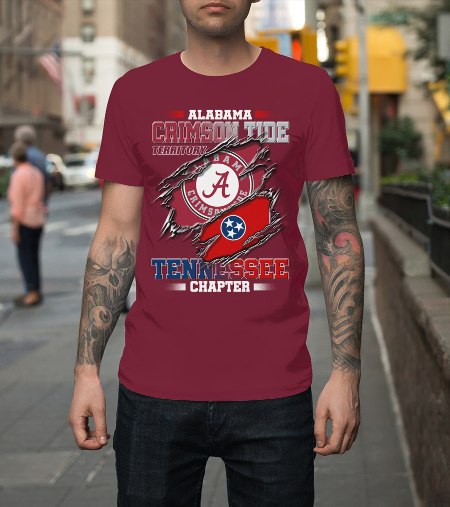 Alabama Crimson Tide Territory Tennessee Chapter T-Shirt