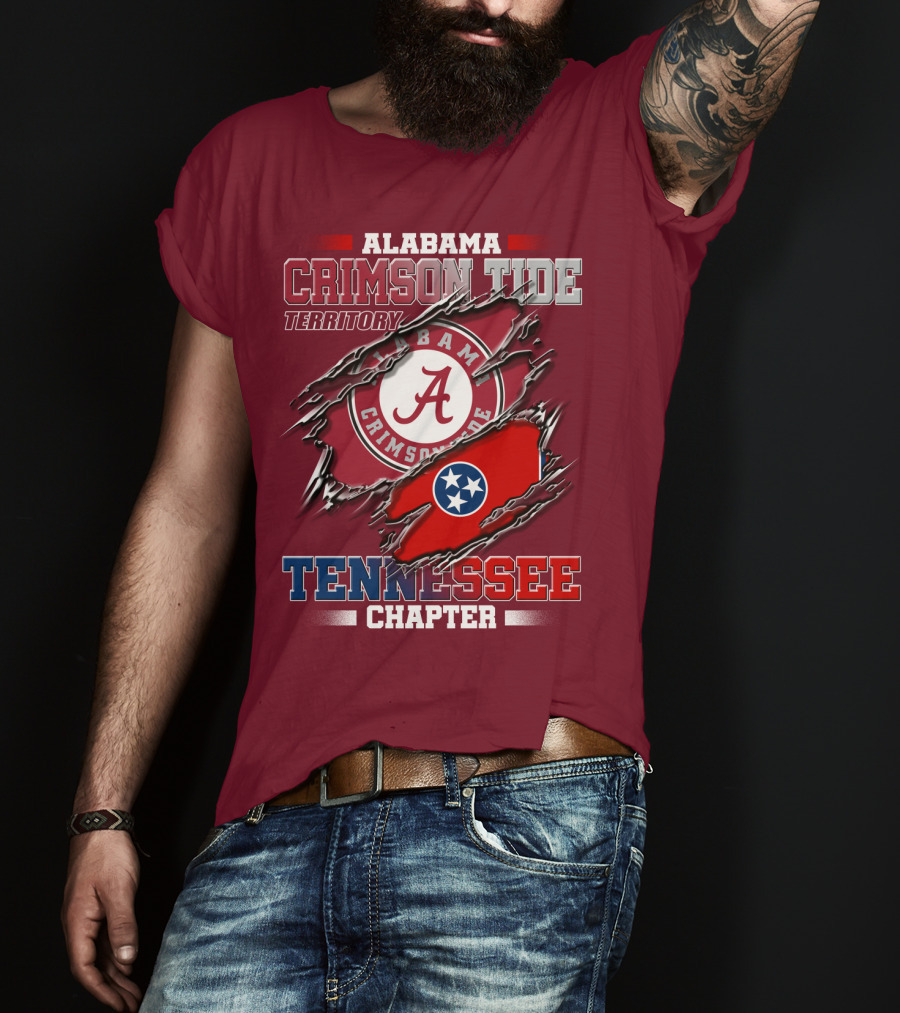 Alabama Crimson Tide Territory Tennessee Chapter T-Shirt