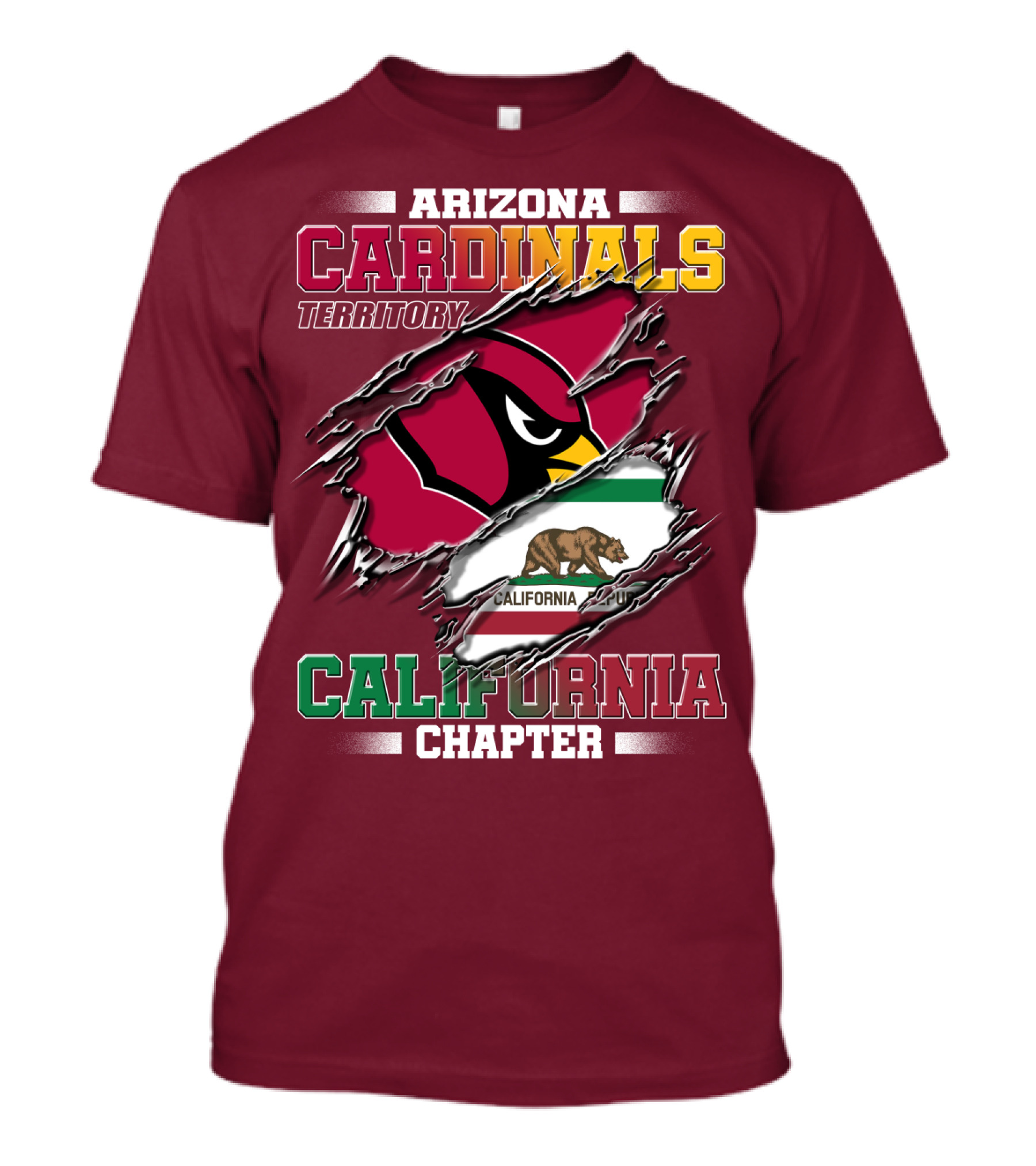 Arizona Cardinals Territory California Chapter T-Shirt