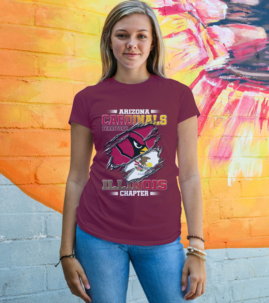 Arizona Cardinals Territory Illinois Chapter T-Shirt