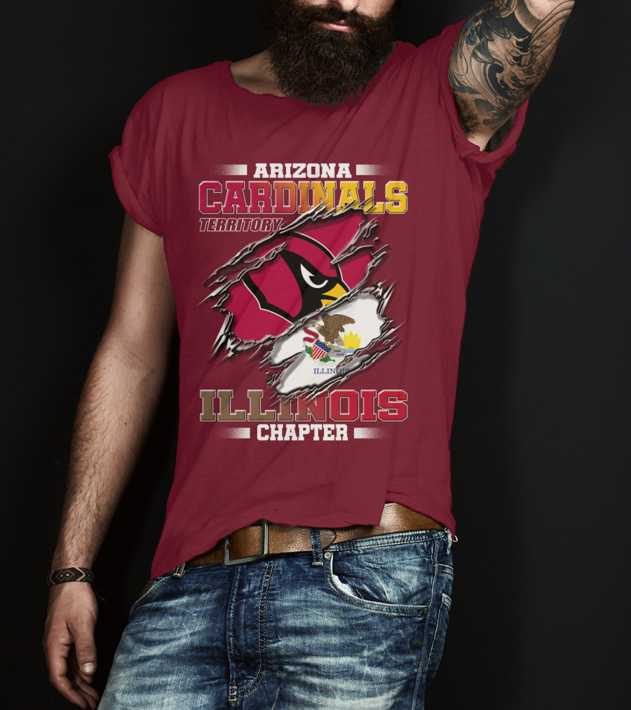 Arizona Cardinals Territory Illinois Chapter T-Shirt