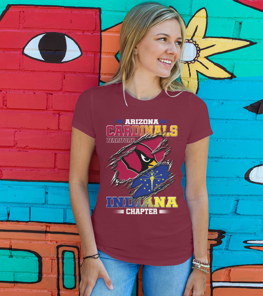Arizona Cardinals Territory Indiana Chapter T-Shirt