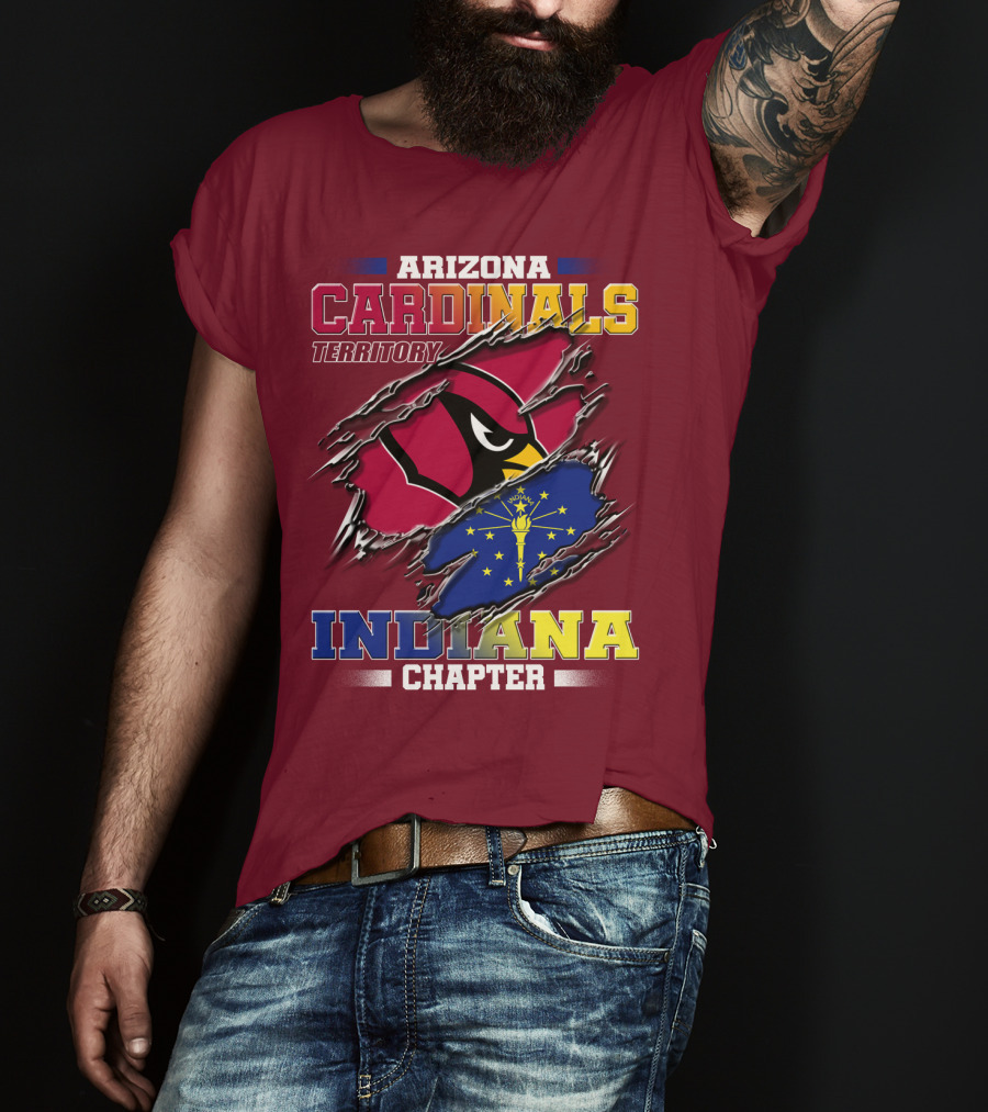 Arizona Cardinals Territory Indiana Chapter T-Shirt