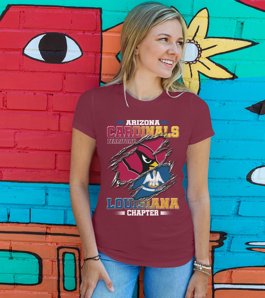 Arizona Cardinals Territory Louisiana Chapter T-Shirt