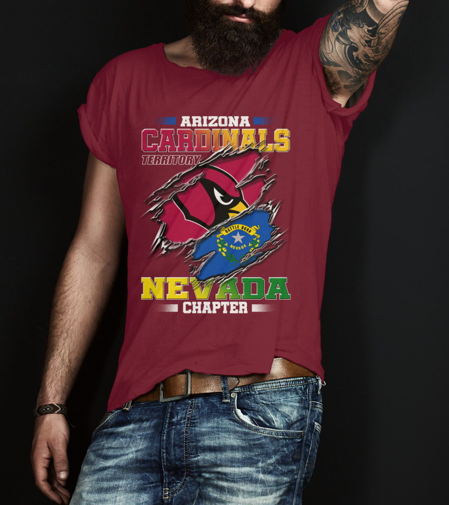 Arizona Cardinals Territory Nevada Chapter T-Shirt