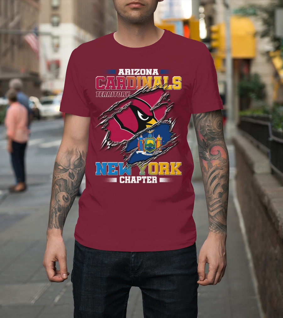 Arizona Cardinals Territory New York Chapter T-Shirt