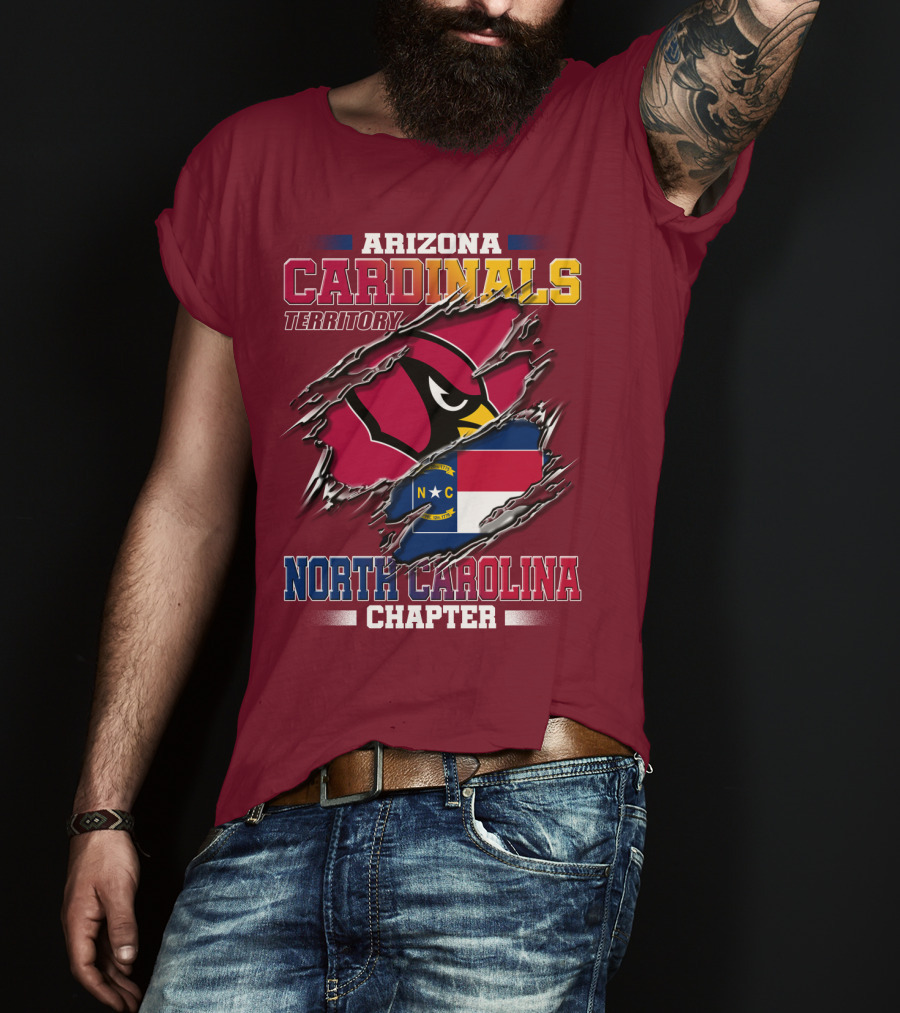 Arizona Cardinals Territory North Carolina Chapter T-Shirt