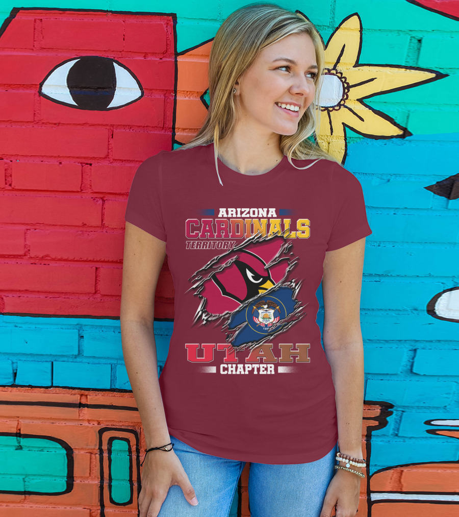 Arizona Cardinals Territory Utah Chapter T-Shirt
