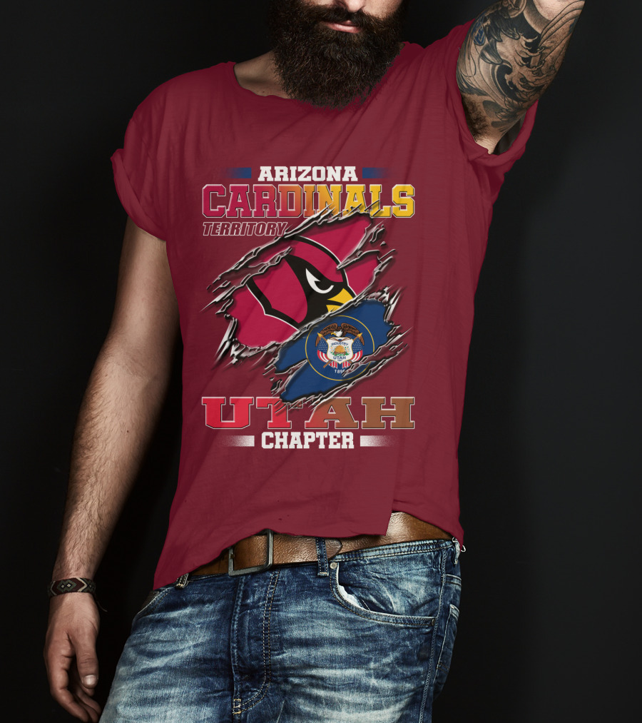 Arizona Cardinals Territory Utah Chapter T-Shirt