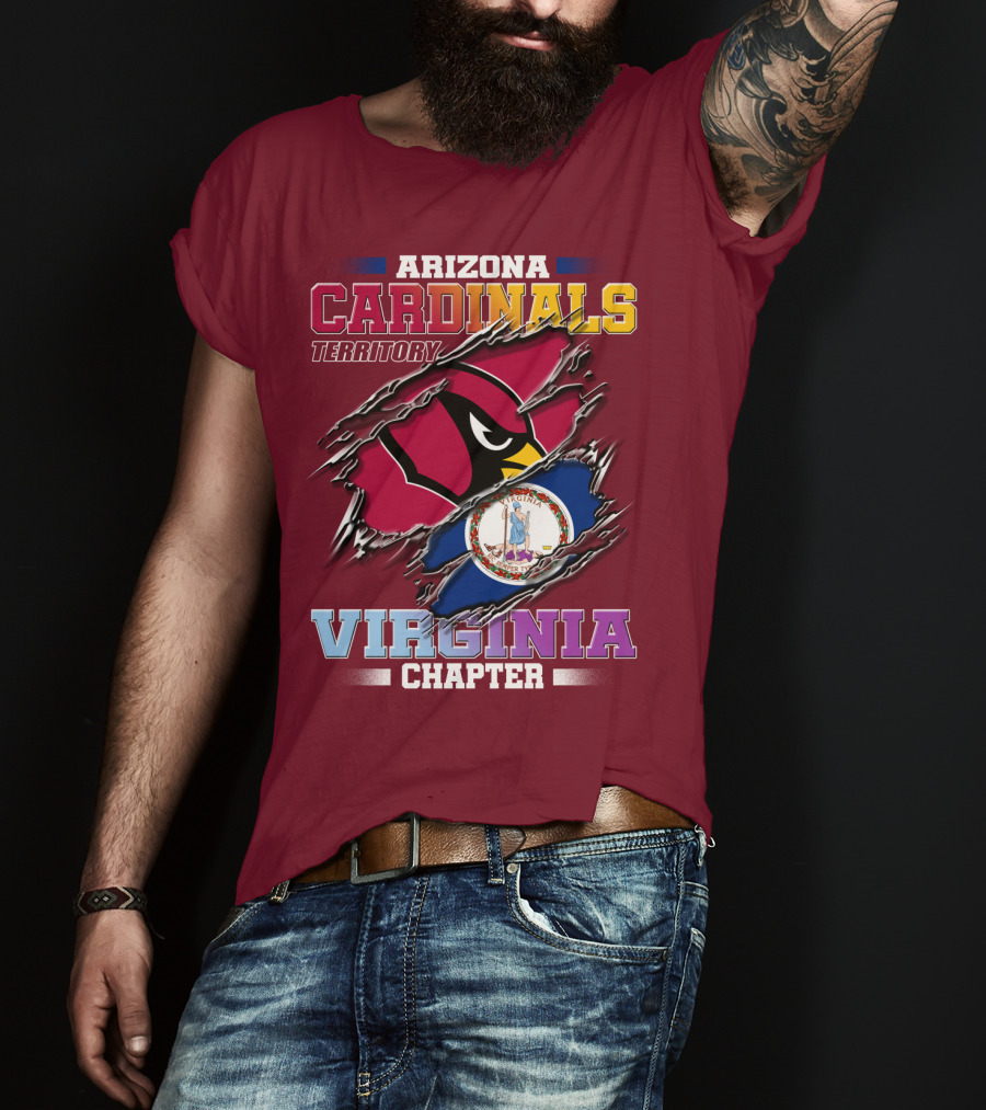 Arizona Cardinals Territory Virginia Chapter T-Shirt