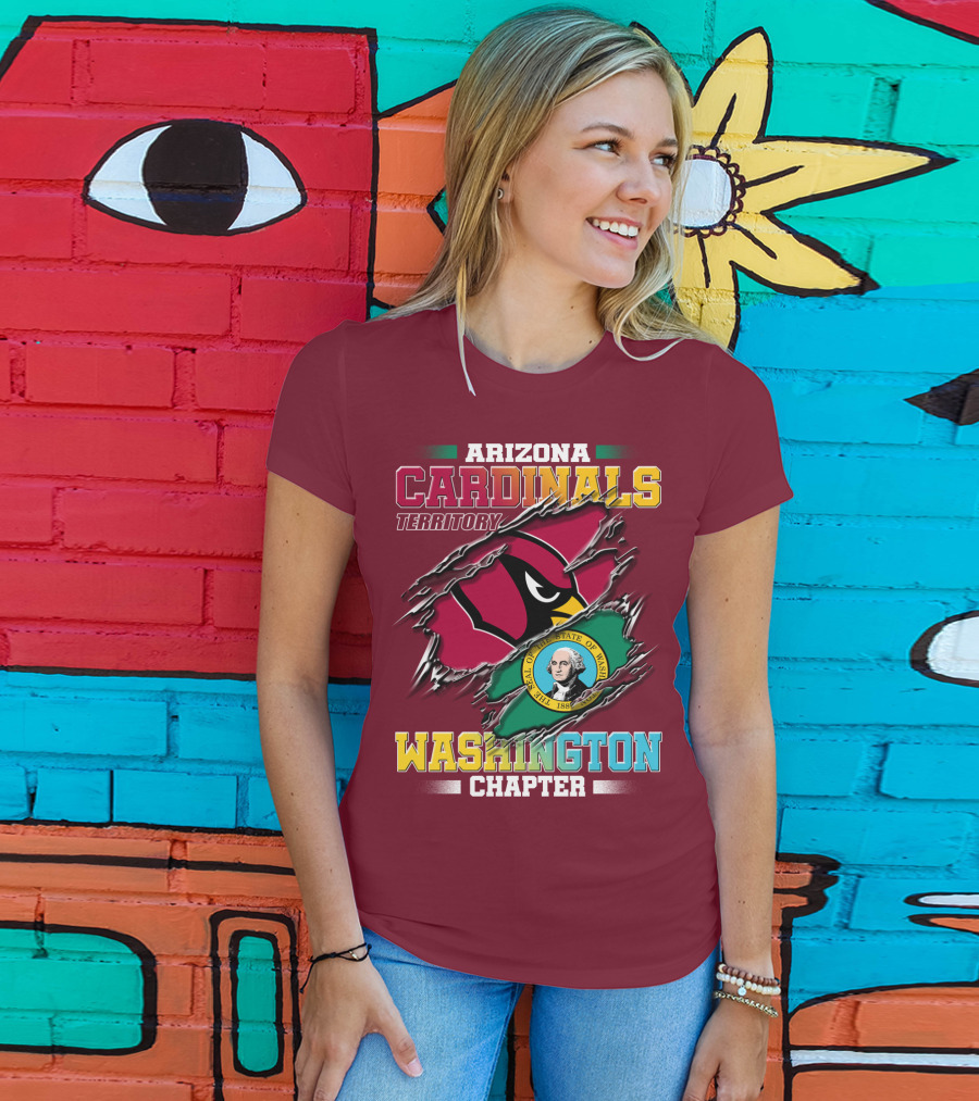 Arizona Cardinals Territory Washington Chapter T-Shirt