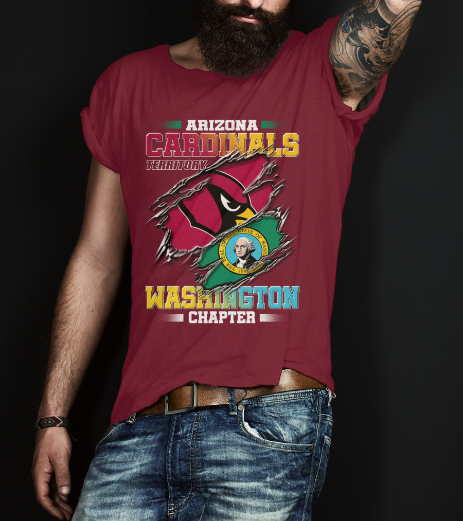 Arizona Cardinals Territory Washington Chapter T-Shirt