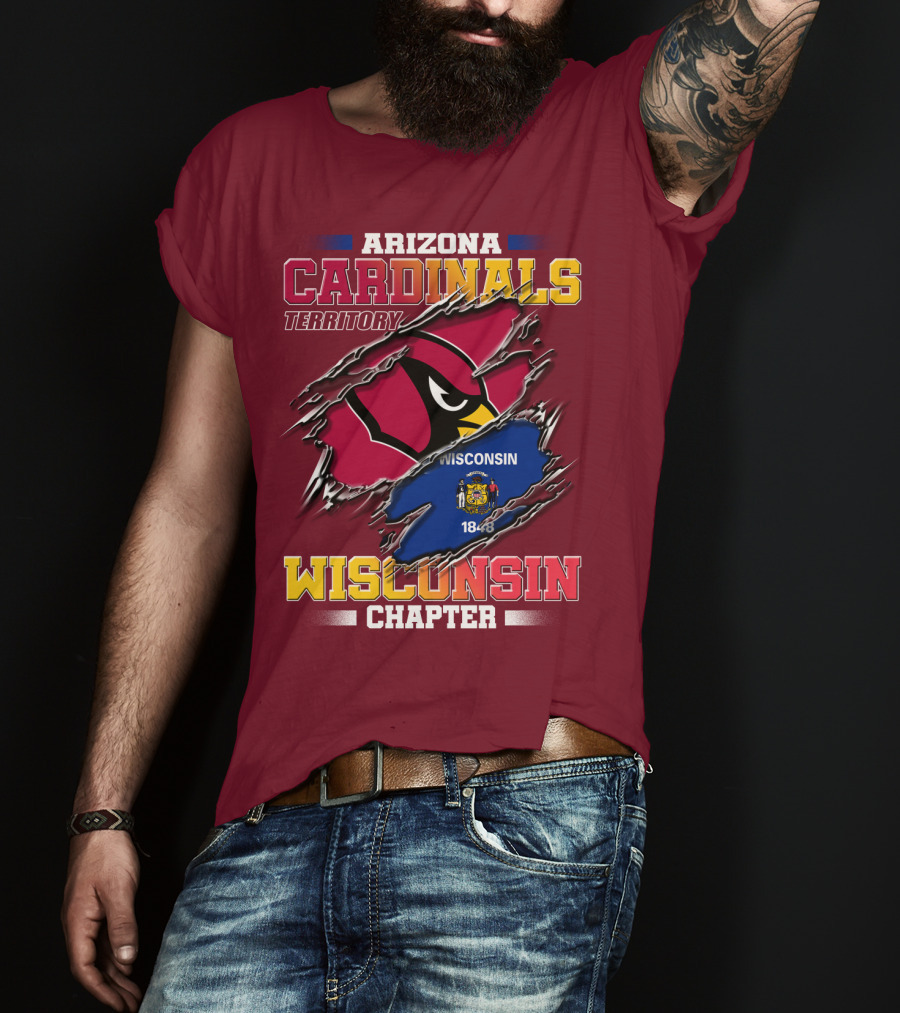 Arizona Cardinals Territory Wisconsin Chapter T-Shirt