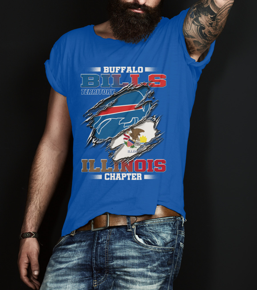 Buffalo Bills Territory Illinois Chapter T-Shirt