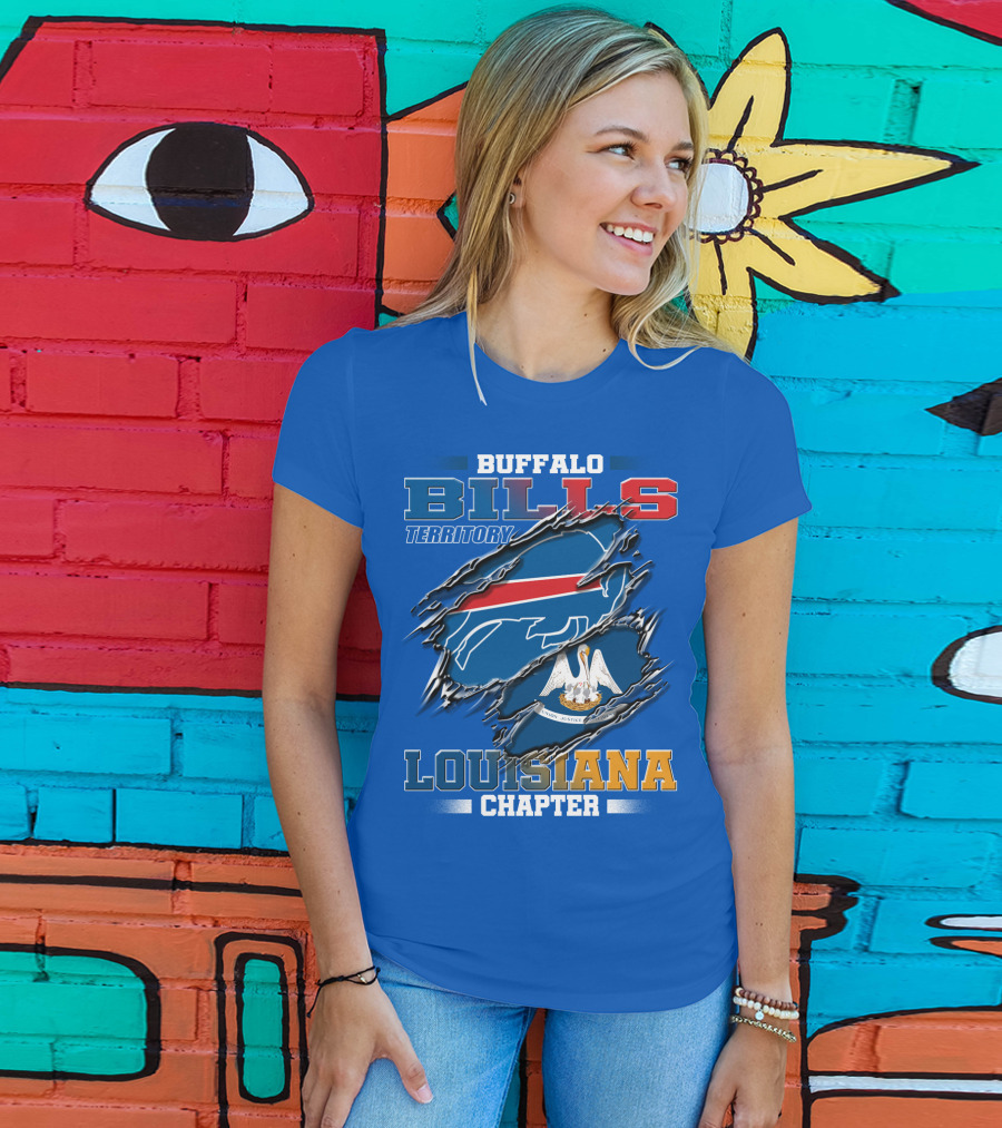 Buffalo Bills Territory Louisiana Chapter T-Shirt