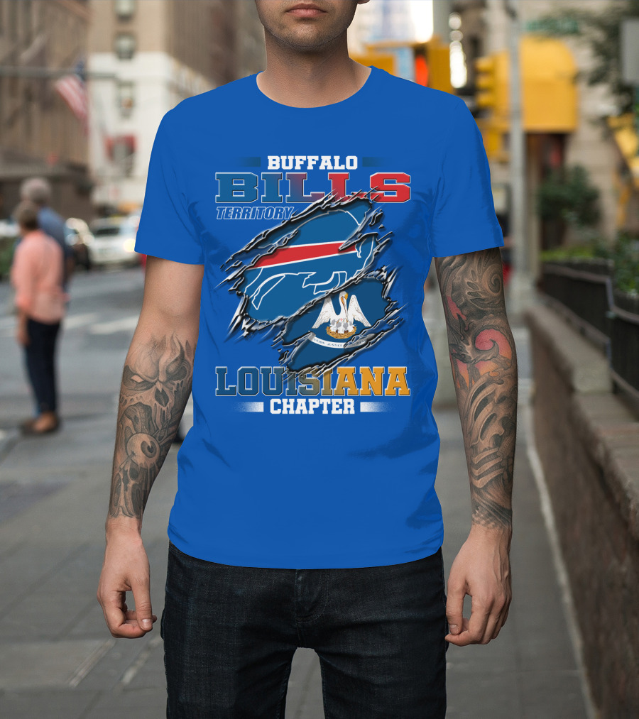 Buffalo Bills Territory Louisiana Chapter T-Shirt