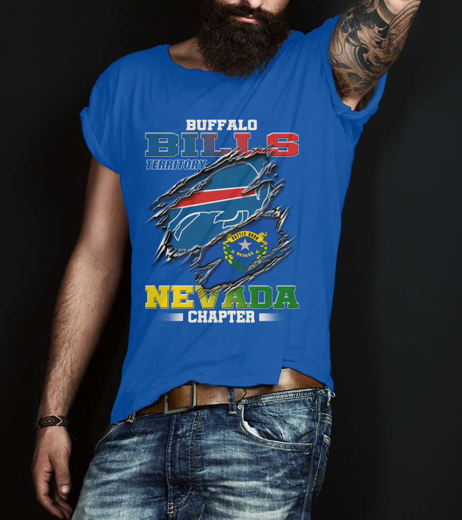 Buffalo Bills Territory Nevada Chapter Battle Born T-Shirt
