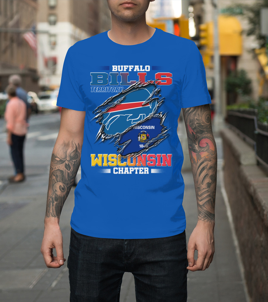 Buffalo Bills Territory Wisconsin Chapter 1848 T-Shirt