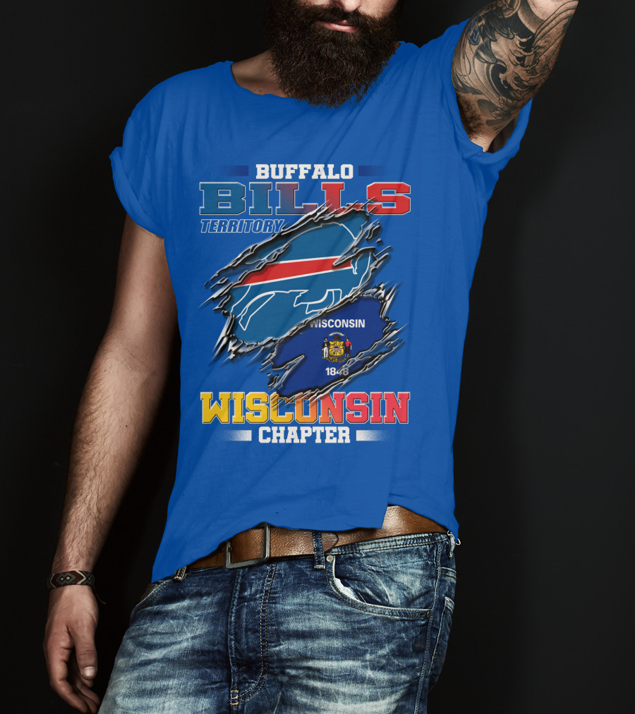 Buffalo Bills Territory Wisconsin Chapter 1848 T-Shirt
