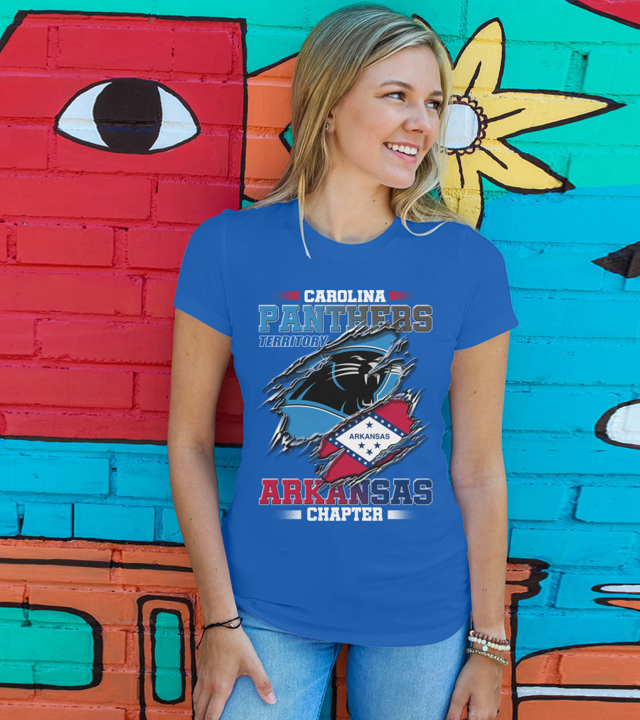 Carolina Panthers Territory Arkansas Chapter T-Shirt