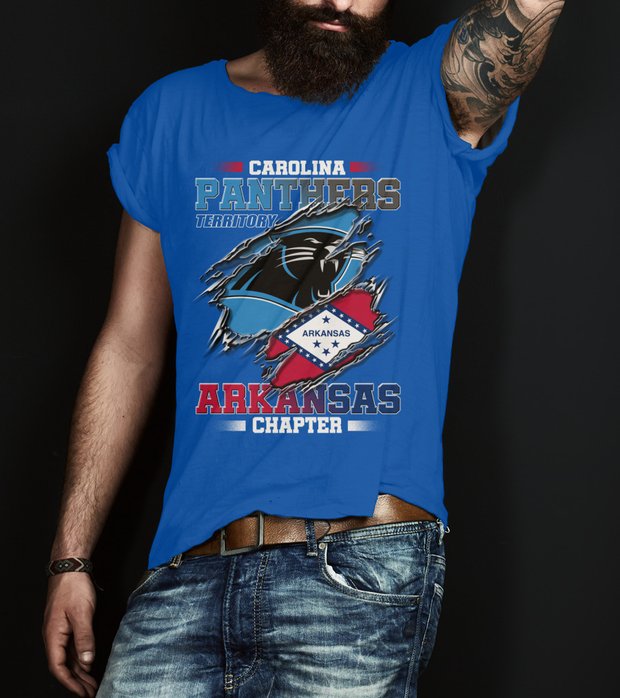 Carolina Panthers Territory Arkansas Chapter T-Shirt