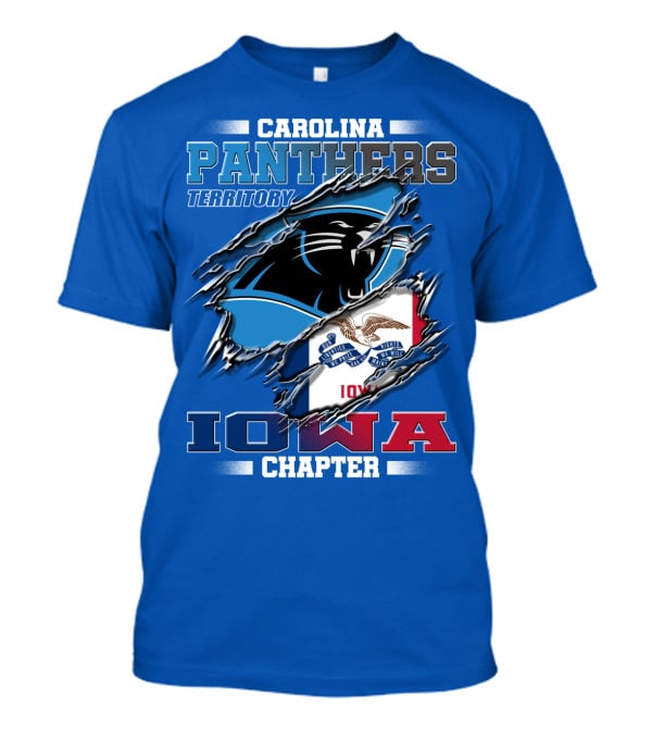 Carolina Panthers Territory Iowa Chapter T-Shirt