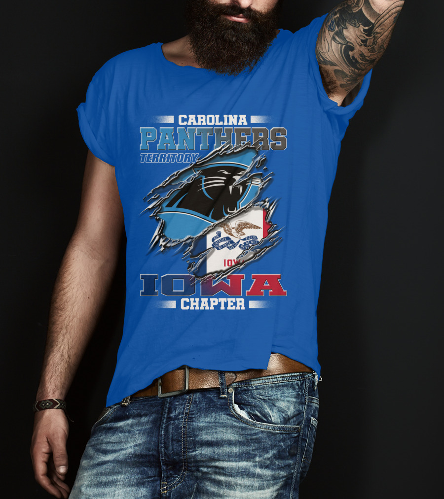 Carolina Panthers Territory Iowa Chapter T-Shirt