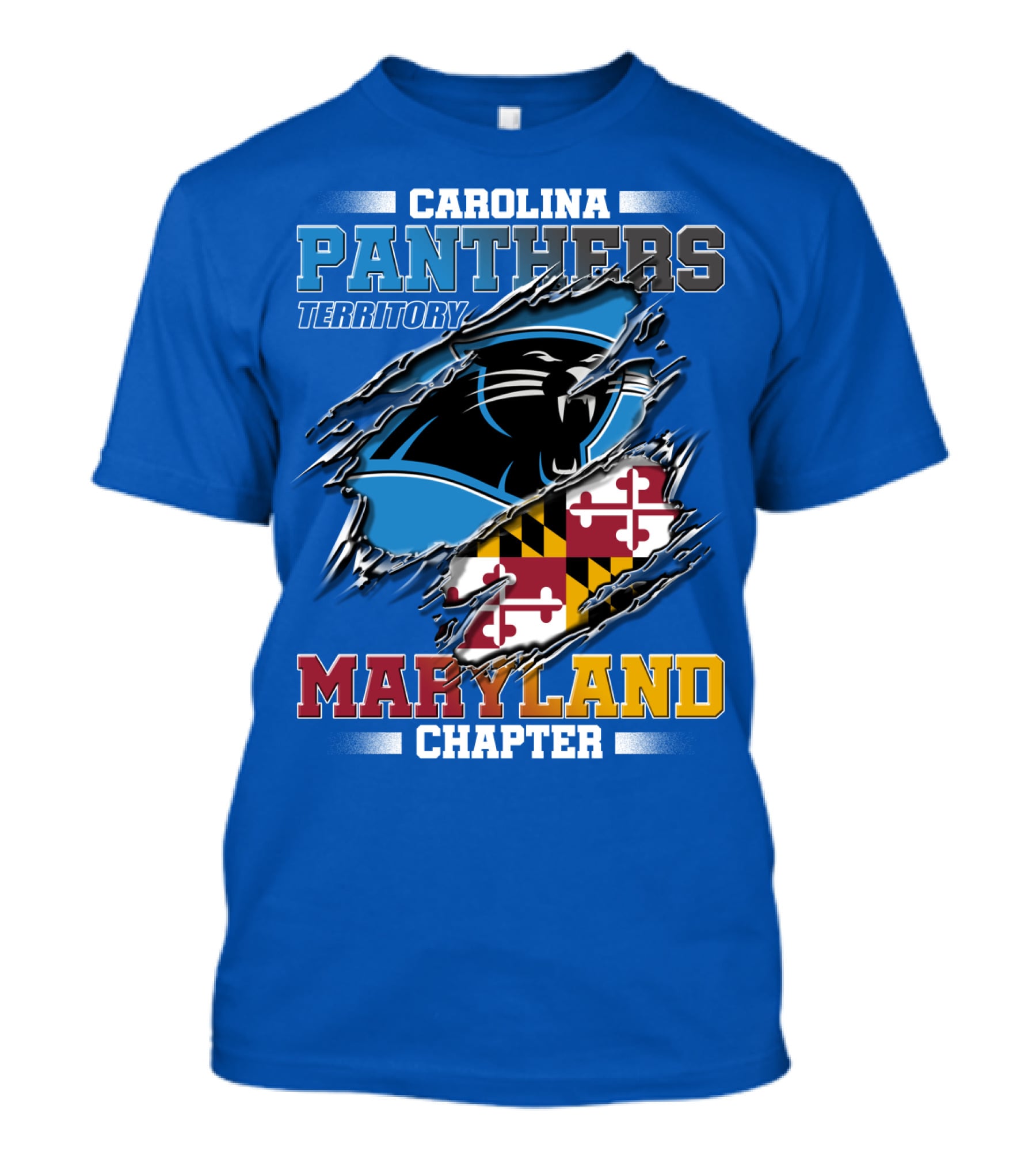 Carolina Panthers Territory Maryland Chapter T-Shirt