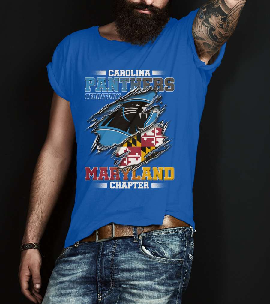 Carolina Panthers Territory Maryland Chapter T-Shirt